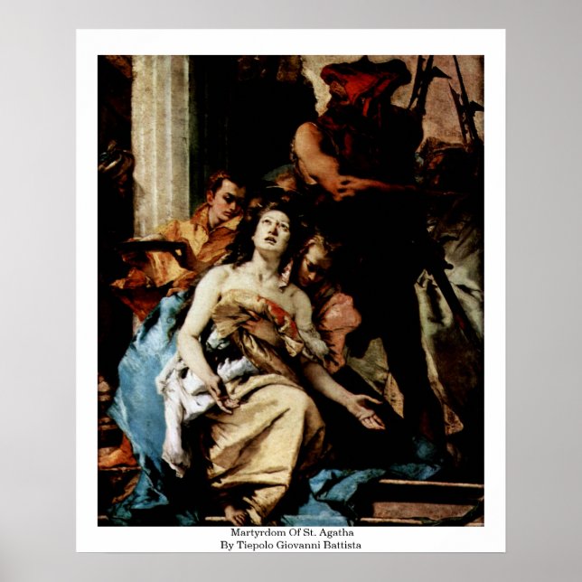 Martyrdom of St. Agatha Poster (Framsidan)