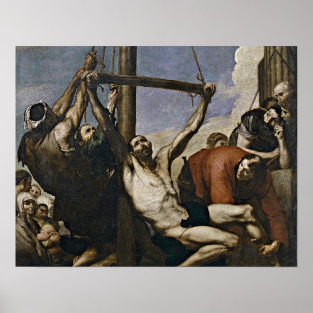 Martyrdom of St. Philip by Jusepe de Ribera Poster (Framsidan)