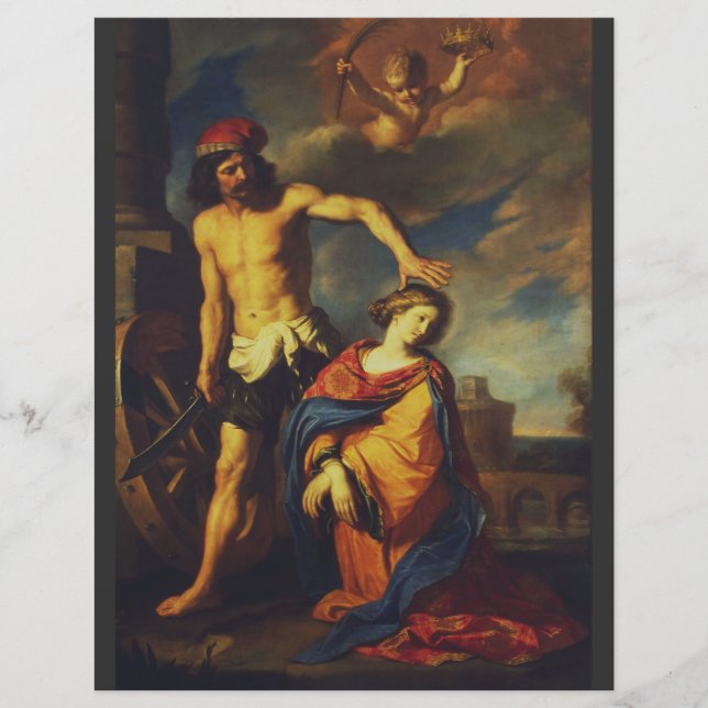 Martyrdom Saint Catherine Reklamblad (Framsidan)