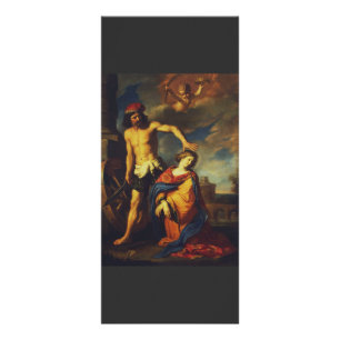 Martyrdom Saint Catherine Reklamkort