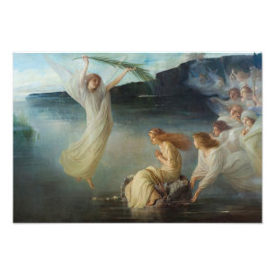 Martyrdom Saint Christina av Vicente Palmaroli Fototryck