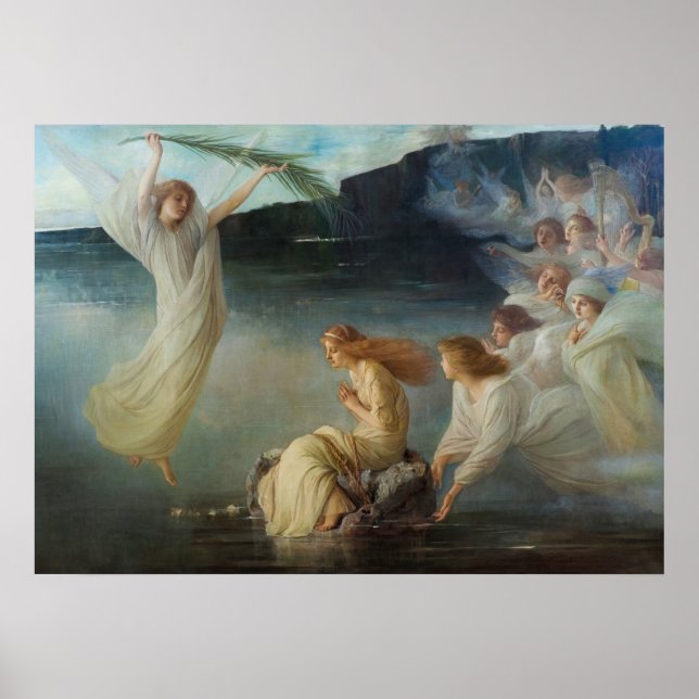 Martyrdom Saint Christina av Vicente Palmaroli Poster (Framsidan)