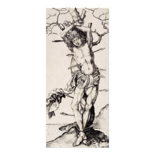 Martyrdom Saint Sebastian av Martin Schongauer Reklamkort