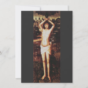 Martyrdom Saint Sebastian Inbjudningar