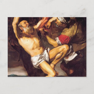 Martyrdomen i Saint Bartholomew av Jusepe Ribera Vykort