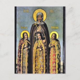 Martyrs Faith, Hope, Charity, deras mor, Sophia Vykort