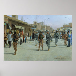 Martyrs marknad av Larry Selman Print Poster