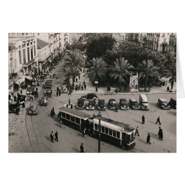 Martyrs Square Hälsningskort (Framsidan Horizontal)