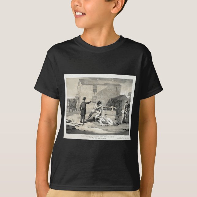 Martyrskap av den Joseph & Hiram smeden i den Tee Shirt (Framsida)