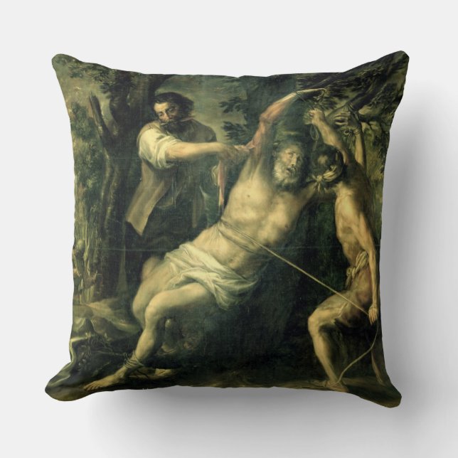 Martyrskapet av St Bartholomew 2 Kudde (Framsida)