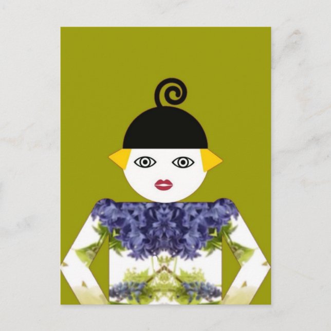 Martzkin Blooming Postcard © 2012 M. Martz Vykort (Framsida)