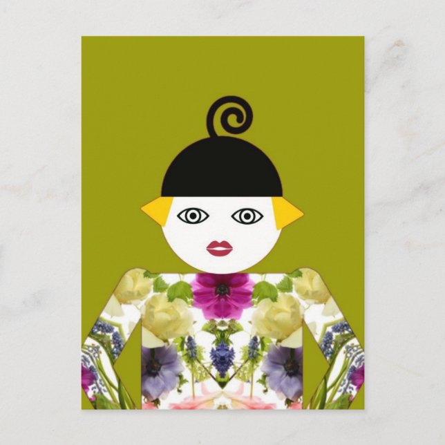 Martzkin Blooming Postcard © 2012 M. Martz Vykort (Framsida)