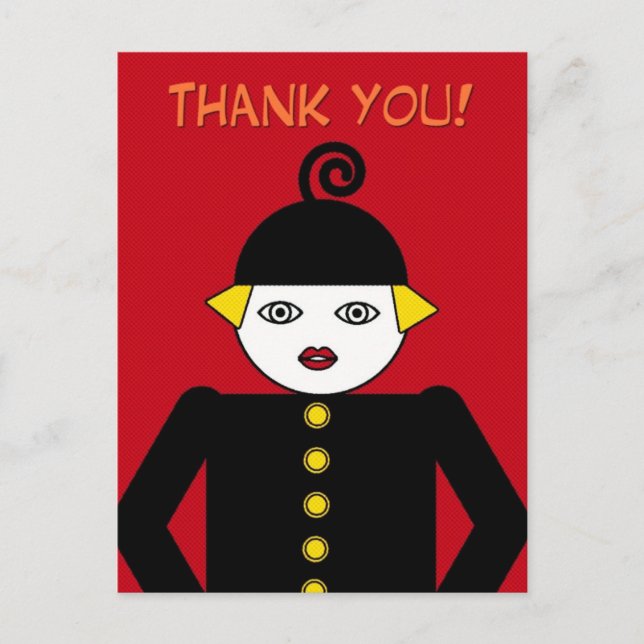 Martzkin Pop Art Postcard © 2012 M. Martz Vykort (Framsida)