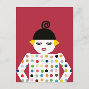 Martzkin Pop Art Postcard © 2012 M. Martz Vykort