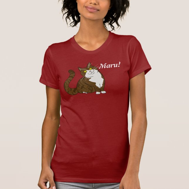 Maru! (med text) t shirt (Framsida)