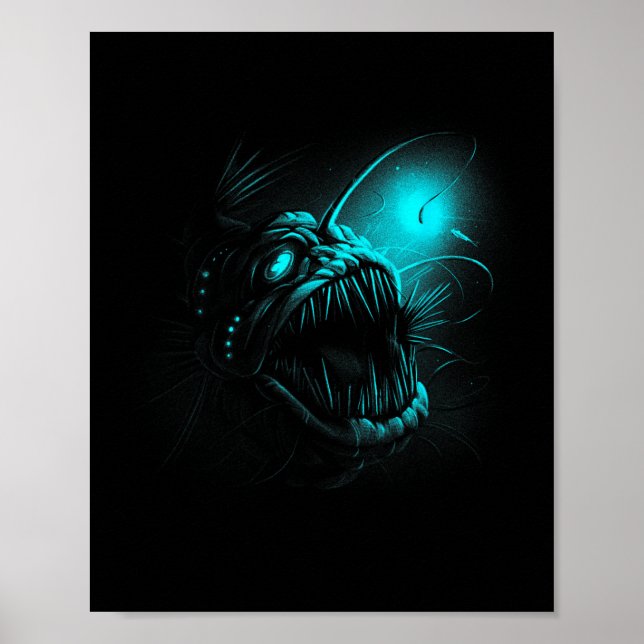 Marulk Djuphavslevande Marulk Hav Havs Poster (Framsidan)