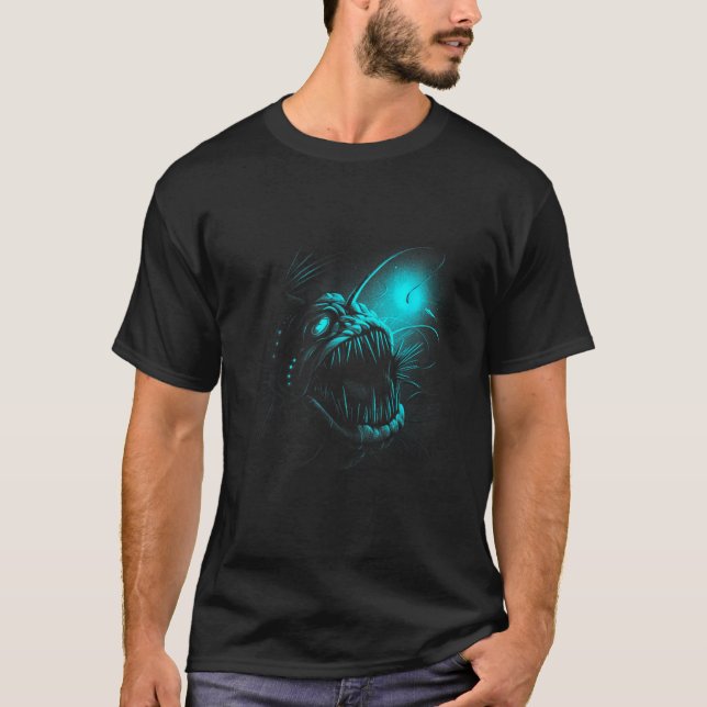 Marulk Djuphavslevande Marulk Hav T Shirt (Framsida)
