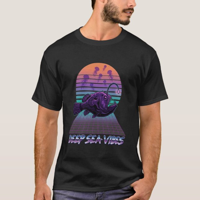 Marulk Maneter Retro T Shirt (Framsida)