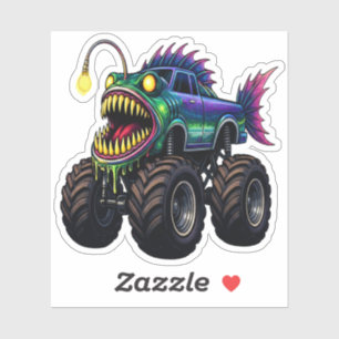 Marulk Monstertruck Klistermärken