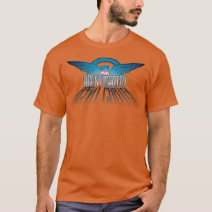 Marvel Agent Carter-seriens Logotyp Sweatshirt T Shirt