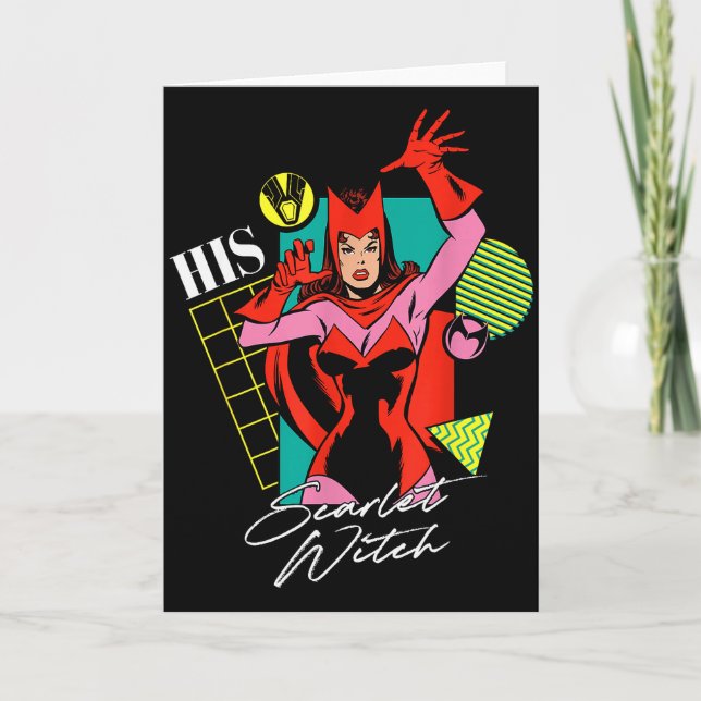 Marvel Alla hjärtans dag par matchande hans Scarle Kort (Framsida)