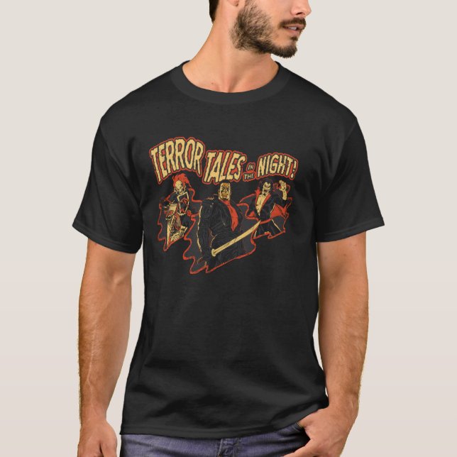 Marvel Blade Ghost Rider & Morbius Terror Tales i T Shirt (Framsida)