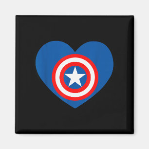 Marvel Captain America Avengers Hjärta Kärlek Vale Magnet