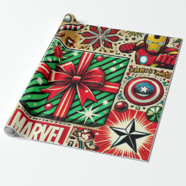 marvel christmas presentpapper