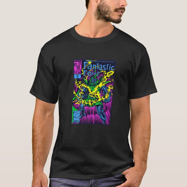 Marvel Comics Doctor Doom Antik Serietidning Skurk T Shirt (Framsida)