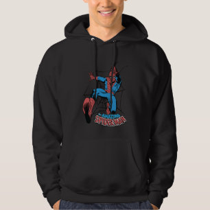 Marvel Comics Spider-Man Webbsvingande Hoodie