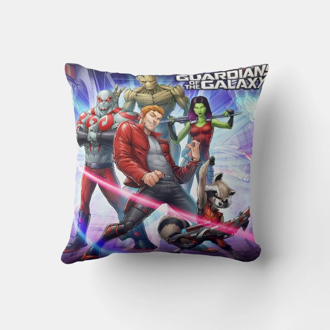 marvel comics Throw Pillow Kudde (Baksida)