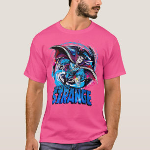 Marvel Doktor Strange Classic Retro Magic Warp Log T Shirt