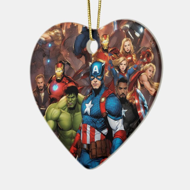 Marvel Heart Julgransprydnad Keramik (Vänster)