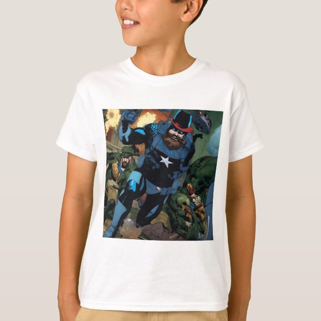 Marvel Heroes Assemble Kids' T-Shirt" T Shirt (Framsida)