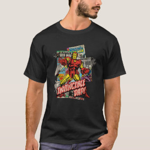 Marvel Järn Man Otroligt Pappa Far Dag Tecknad T Shirt