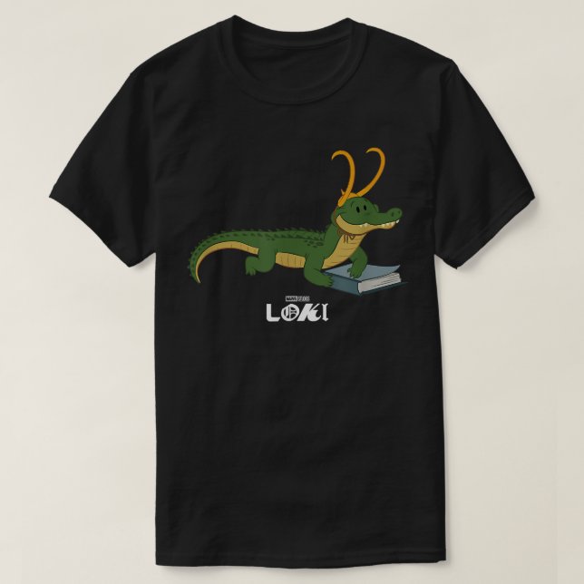 Marvel Loki Alligator Loki Variant Bok Reader T Shirt (Design framsida)