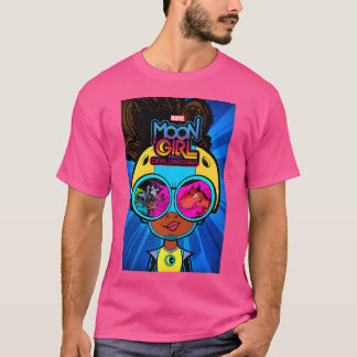 Marvel Måne Girl and Djävulen Dinosaur Goggles Bra T Shirt