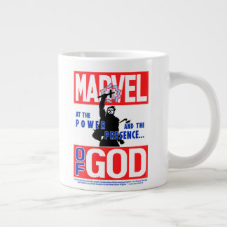 Marvel på närvaroparodi jumbo mugg