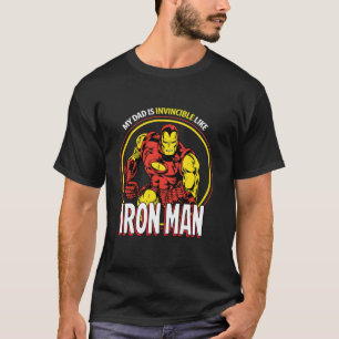 Marvel Pappa är oövervinneligt som Järn man Far s T Shirt