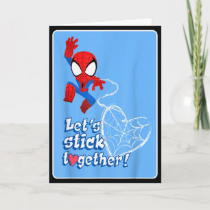 Marvel Spider-man Låt oss hålla ihop Alla hjärtans Kort