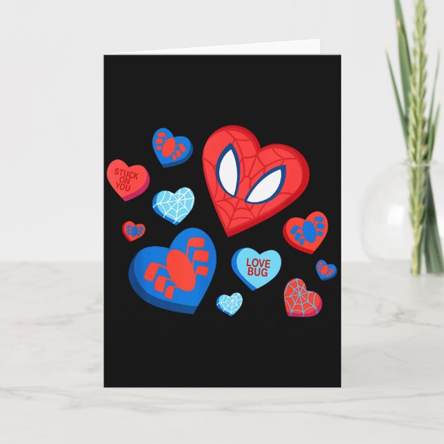 Marvel Spider-man Spidey Hearts Valentines Day  Kort (Framsida)