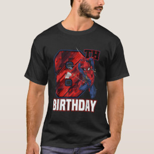 Marvel Spider Man Webben Swing 8th Birthday T Shirt