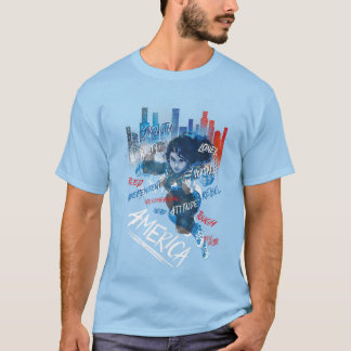 Marvel Stigning Secret Warriors Miss America Chave T Shirt