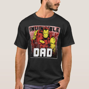 Marvel Tecknads Classic Far Dag Järn Man Invinc T Shirt