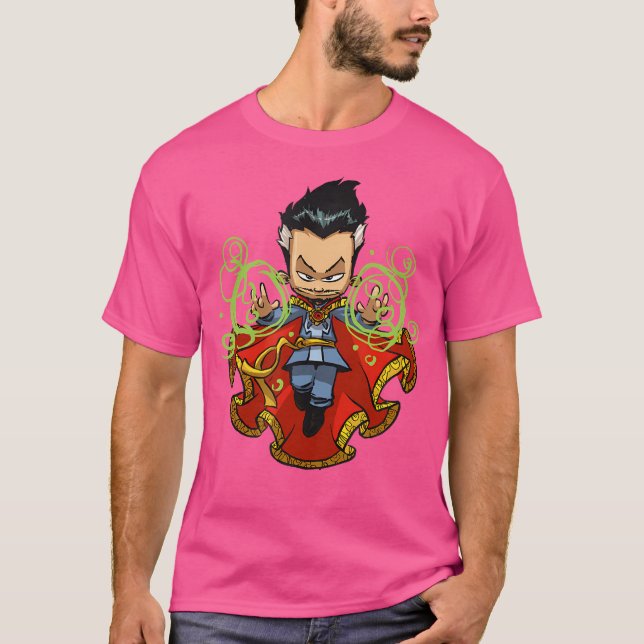 Marvel Tecknads Retro Classic Doktor Strange Kiddi T Shirt (Framsida)