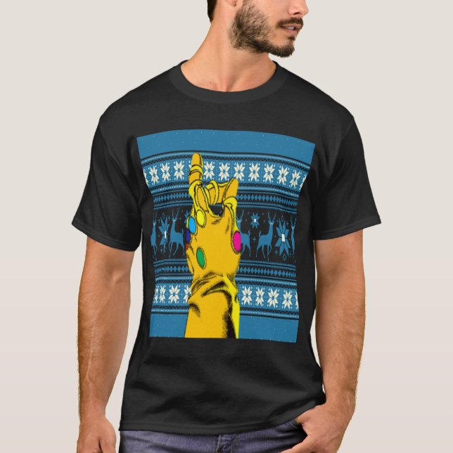 Marvel Thanos Snap T Shirt (Framsida)