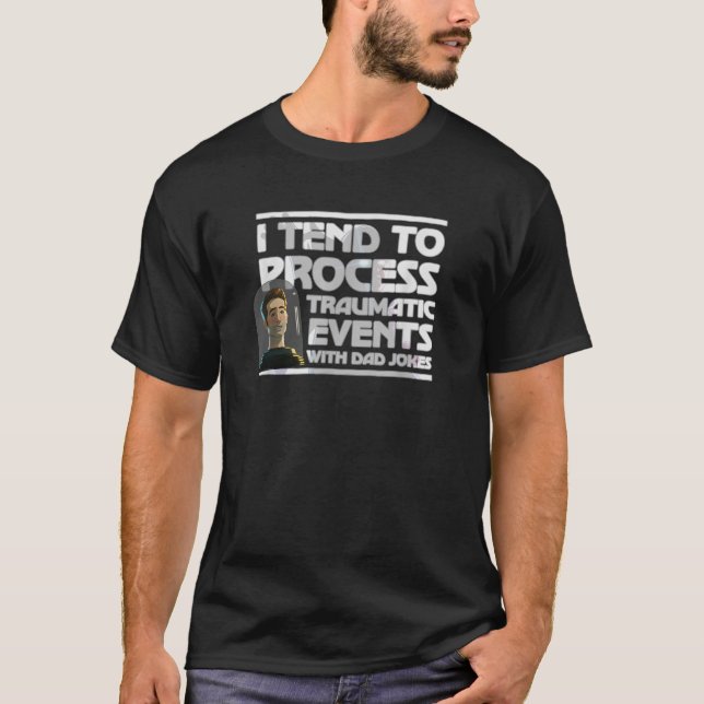 Marvel VAD IF Ant Man Pappa Jokes T Shirt (Framsida)