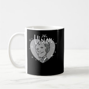 Marvel WandaVision Heart Retro 60s Sweatshi Kaffemugg