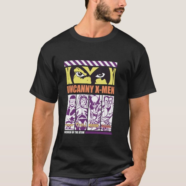 Marvel X- Manar Uncanny X- Manar barn i Atom VI T Shirt (Framsida)
