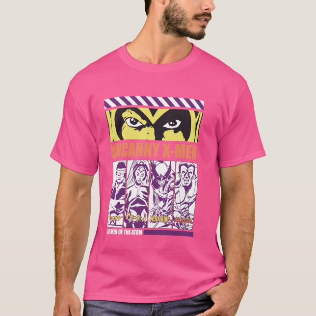 Marvel X- Manar Uncanny X- Manar barn i Atom VI T Shirt (Framsida)